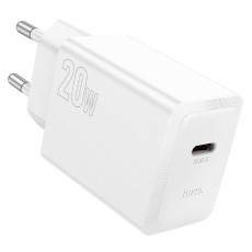 Travel Charger Hoco N68 Nuevo Single Port PD20W USB-C 5V 3.0A White