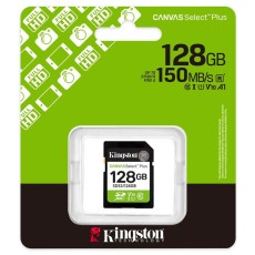 Memory Card SDXC 128GB Kingston Canvas Select+ Class 10 up to 150MB/s SDS3/128GB
