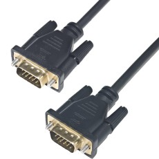 Cable VGA to VGA Yenkee YVC 05 1080p/60Hz Gold Plated Black 1.5m