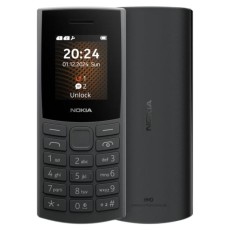 Nokia 105 4G (2024) Dual Sim 1.8" Black GR