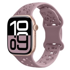Watchband Hoco WA38 Time Series 38/40/41/42mm Silicon Strap For Apple Watch series 1/2/3/4/5/6/7/8/9/SE/SE2 Smoky Purple