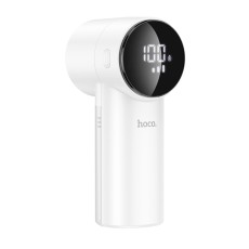 Portable Rechargeable Fabric Shaver Hoco HP70 800mAh Six Blades 7800 Rpm 3 Speed Settings and LED Display White