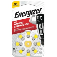 Hearing Aid Batteries Energizer Size 10 1.45V Pcs. 8