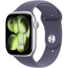 Apple Watch Series 11 5G (2025) Aluminum 42mm GPS eSIM NFC IP6X Aluminum Case Silver with Purple Fog Sport Band