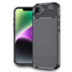 Case Ancus AutoFocus Carbon Fiber για Apple iPhone 16e Black