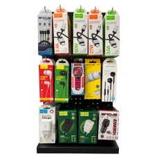 Stand with Accessories Hands Free, Chargers, Charging Cables 120 Pieces