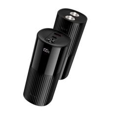 Power Bank Hoco J150 Stream 20000mAh 1xUSB-A 22.5W 1xUSB-C PD20W Digital LED Display and Flashlight Black