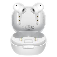 Wireless Hands Free Hoco EQ100 Intelligent TWS ANC Dual Microphone v6.0 500mAh 10Hrs Talk Time and AI Translation in 134 Languages and Built-in Phone Stand White