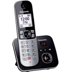 Dect/Gap Panasonic KX-TG6861SPB with Call Blocking and Answering Machine Black