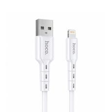 Data Cable Hoco DU01 Novel USB to Lightning 2.4A Charging and Data Transfer White 1m