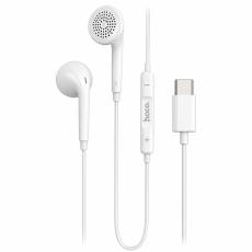 Hands Free Hoco DM51 Fringe Stereo USB-C with Microphone 1.2m White Compatible with All USB-C Devices