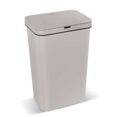 Plastic Waste Bin with Photocell 50lt SENSOR Lamart LT8109 Cream