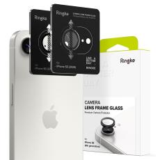 Camera Frame Protector Ringke for Apple iPhone 16e 17e Black 2 pack