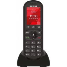Maxcom MM39D SE 4G 2.4" 1000mAh with Large Buttons, Radio and Desktop Charger Black