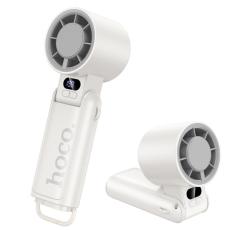Hoco HX603 Portable Handheld Mini Foldable Fan 3600mAh 3 Airflow Speeds 8500Rpm Max White