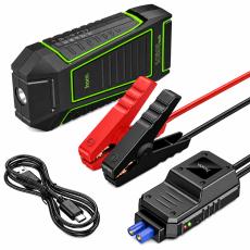Car Jump Starter Hoco QS1 600A and Powerbank 10000mAh 5V/2.4A 2xUSB-A 1xUSB-C SOS Mode with Flashlight
