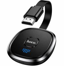 Wireless Display Adapter Hoco UA45 1080p 60Hz for Audio and Video Transmission 2.4GHz/5GHz HDMI Male USB-C Black
