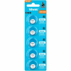 Buttoncell Vinnic CR1220 Pcs. 5 with Perferated Packaging