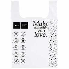 Plastic Bag Hoco 40x58x18 cm White 50 Pieces
