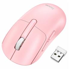 Wireless Mouse Hoco. DI88 Dragon 1600dpi 6 Buttons 2.4GHz + BT v5.2 Pink
