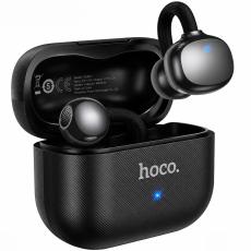 Wireless Hands Free Open-Ear Hoco. DES61 Cool TWS v6.0 250mAh 6h Talk Time Black with Black Silicon Sleeve