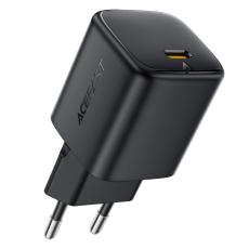 Travel Charger Acefast A134 Mini Fast Charging 1xUSB-C PD67W QC3.0 GaN Black
