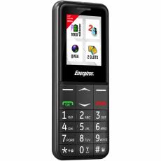 Energizer Feature E4 32MB/2GB Dual Sim 2G 1.77" Black with SOS button UK Charger EU Charger and Handsfree