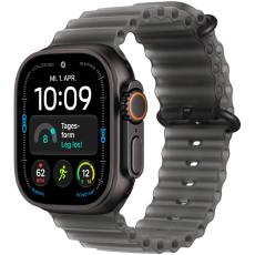 Apple Watch Ultra 4 (2026) 5G 49mm GPS eSIM NFC IP6X Black Titanium Case with Translucent Black Ocean Band